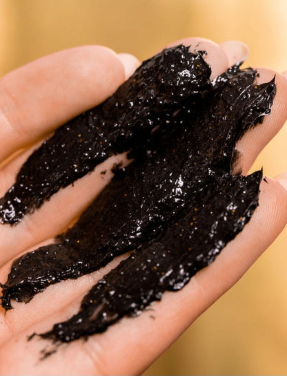 JABON NEGRO DE ORO DE 24 KILATES ,Limpiador de impurezas de lujo.